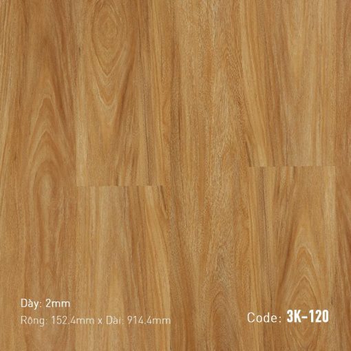 Sàn nhựa 3K Vinyl 3K120 dày 2mm