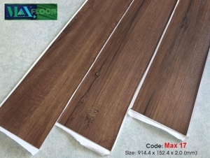 Sàn nhựa bóc dán giả gỗ Max17