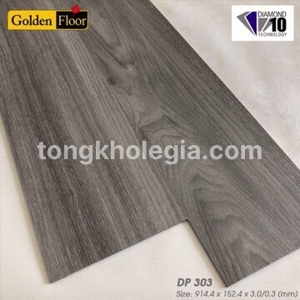 Sàn nhựa dán keo vân gỗ Golden DP303 3mm
