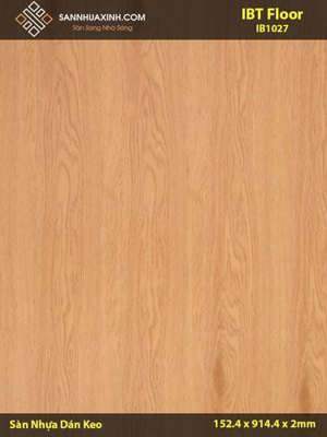 Sàn nhựa dán keo vân gỗ IBT Floor IB 1027