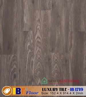 Sàn nhựa dán keo vân gỗ IBT Floor IB 1719
