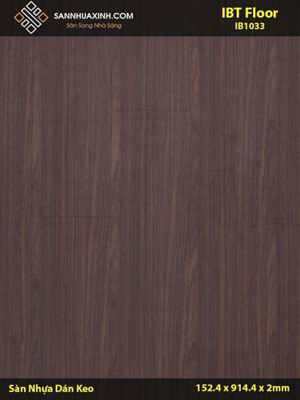 Sàn nhựa dán keo vân gỗ IBT Floor IB 1033