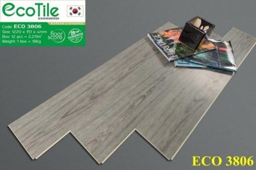 Sàn nhựa EcoTile 4mm ECO 3806
