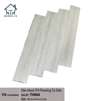 Sàn nhựa giả gỗ có keo sẵn TH004