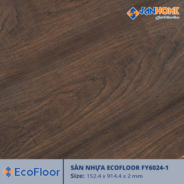 Sàn nhựa giả gỗ Ecofloor FY6024