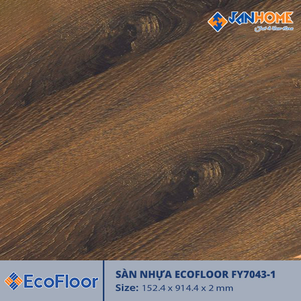 Sàn nhựa giả gỗ Ecofloor FY7043