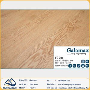 Sàn nhựa giả gỗ Galamax FO304