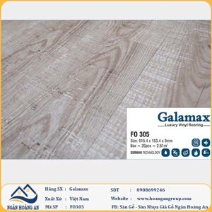 Sàn nhựa giả gỗ Galamax FO305