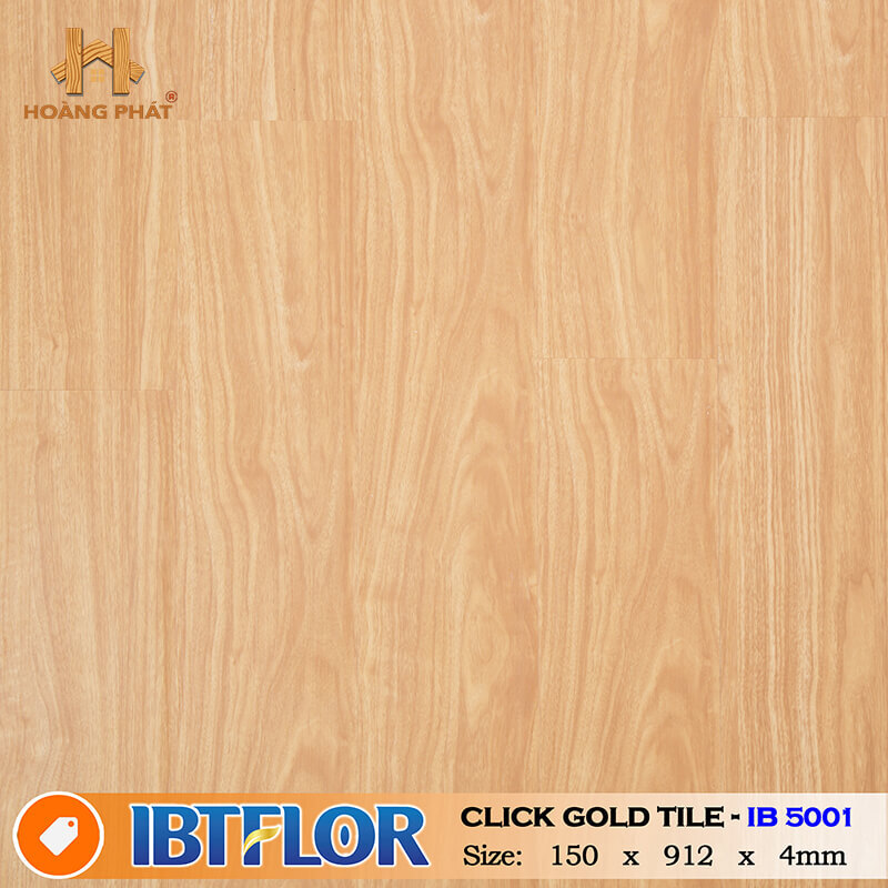 Sàn nhựa giả gỗ hèm khóa IBT IB5001