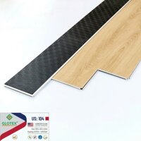 Sàn nhựa hèm khóa Glotex 5mm đế lót cao su( giá vật tư 1m2 ko bao gồm công lắp đặt)