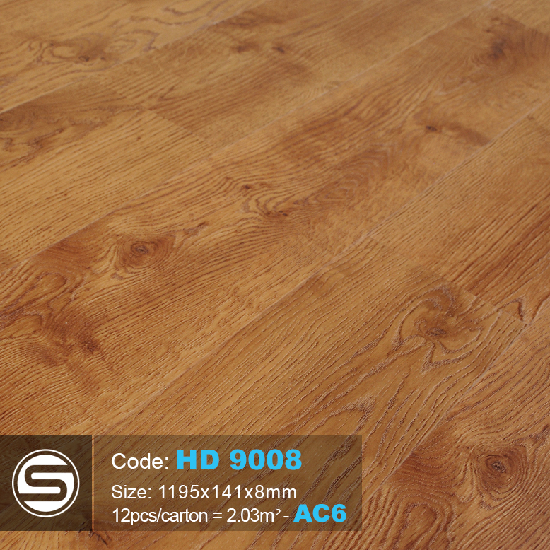 Sàn nhựa hèm khoá SmartWood HD9008 8mm