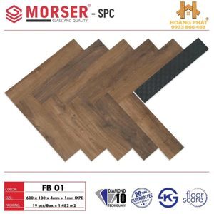 Sàn nhựa lót xương cá Morser SPC FB01