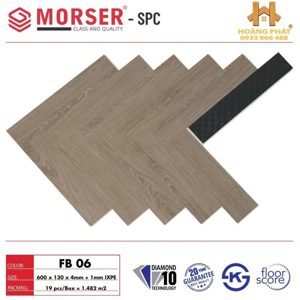 Sàn nhựa lót xương cá Morser SPC FB06