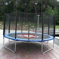 Sàn nhún bạt lò xo Phúc Thành Sport 1m83 - Lưới an toàn - Đồ chơi vận động ngoài trời cho bé
