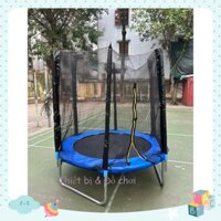 Sàn nhún, bạt nhún lò xo trampoline đường kính 183cm hàng nhập khẩu nguyên kiện