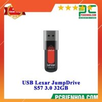 SẢN PHẨM BÁN CHẠY NHẤT -  USB LEXAR JUMPDRIVE S57 3.0 chính hãng Mai Hoàng TẶNG BÀN DI CHUỘT GAMING