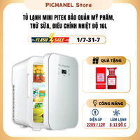 [SẢN PHẨM BÁN CHẠY] Tủ lạnh mini PITEK trữ sữa cho mẹ, mỹ phẩm, đựng đồ ăn OEM HUYNDAI 16/20/22/25/26L - PicoZone