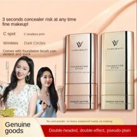 💖Sản phẩm bán chạy💖Vv Double Head Foundation Stick VIVIEN BEAUTY Foundation Stick Concealation Control Oil, chống thấm nước và chống mồ hôi