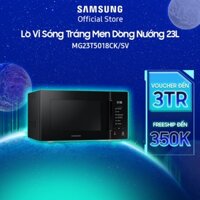 sản phẩm CH Lò vi sóng Samsung tráng men BESPOKE Dòng nướng 23L - Đen (MG23T5018CK)