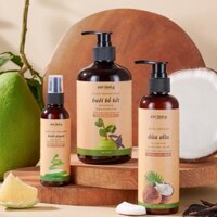 [Sản phẩm chỉ dành cho Livestream] Combo Dầu gội - Dầu xả - Xịt dưỡng hỗ trợ, kích mọc tóc Giọt Lành