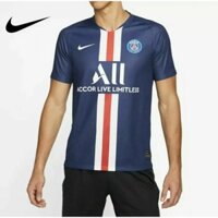 Sản phẩm chính hãng | Áo thun ngắn tay PSG | Áo thi đấu Paris Saint-Germain mùa giải 19/20 bản Fan AJ5553-411