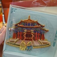 Sản phẩm chính hãng Daigou Thẩm Dương Tử Cấm Thành Cung Điện Chính Trị Lớn AR Trượt Kim Loại Tủ Lạnh Dán Tử Cấm Thành Quà Tặng Lưu Niệm Trượt