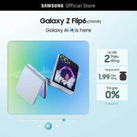 sản phẩm Chính Hãng Điện thoại Samsung Galaxy Z Flip6, điện thoại AI, 256GB, pin lớn nhất, Flexcam 50MP
