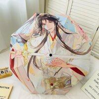 Sản phẩm còn hàng dù gấp gọn dù tự động ô dù Thiên quan ban phước cho Xie Lian Huacheng hai chiều hoạt hình môi trường xung quanh Ô Che Nắng hai chiều học sinh nữ Che Nắng Ô che nắng