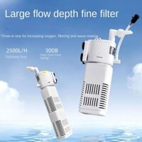 Sản phẩm còn hàng hộp lọc nước bể cá bông lọc bể cá Hệ thống lọc nước tích hợp cho bể cá, bơm ba trong một, thiết bị lọc oxy hóa, thiết bị lọc im lặng tích hợp