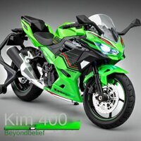 Sản phẩm còn hàng Mô hình Auto SuiteRoadster Model Mô hình xe hợp kim/1:12 Mô hình xe máy Kawasaki Ninja 400, mô hình xe đạp mô phỏng bằng hợp kim, đồ chơi trang trí, quà sinh nhật cho nam