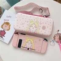 Sản phẩm còn hàng nintendo switch hack nintendo switch lite hack Vỏ mềm máy chơi game Sailor Moon Switch, hộp bảo vệ hộp chơi cầm tay Nintendo NS, túi lưu trữ máy chủ chia đôi