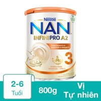 Sản phẩm dinh dưỡng công thức Nestlé NAN INFINIPRO A2 3 lon 800g 2025
