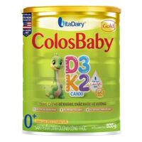 Sản phẩm dinh dưỡng công thức Colosbaby Gold D3K2 0+ 800g (0-12 tháng)