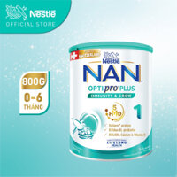 Sản Phẩm Dinh Dưỡng Nestlé NAN OPTIPRO PLUS 1 800g/lon với 5HMO Sản Xuất Tại Thụy Sĩ