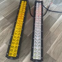 Sản phẩm gia đình làm: Phụ tùng ô tô/ combo 6 cái đèn Lét 2 hàng 50cm 12v đến 80v 126W trắng và vàng