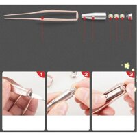 Sản Phẩm Hộp Dụng Cụ Lấy Ráy Tai Kèm Kẹp Gắp Có Đèn Cao Cấp  DAN2869