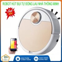 Sản Phẩm Hút Bụi Lau Nhà ES 06,ROBOT  Hút Bụi Thông Minh Điều Khiển Qua app Điện , Lau Hút Sàn Nhà Tự Động ,BH1đổi 1