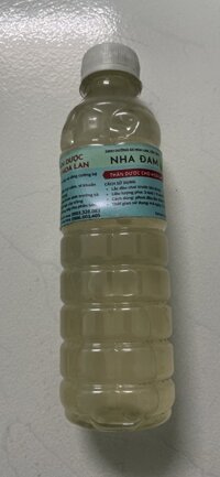 SẢN PHẨM hữu cơ cho cây trồng Chuối,Thơm, Nha Đam, Gừng, Đậu Nành chai 350ml - NHA ĐAM