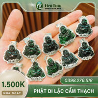 Sản phẩm MẶT NGỌC CẨM THẠCH BỌC BẠC -MẶT CỔ PHẬT DI LẶC NGỌC CẨM THẠCH BỌC BẠC