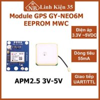 Sản phẩm Module GPS GY-NEO6M EEPROM MWC APM2.5 3V-5V (đã bao gồm Anten)