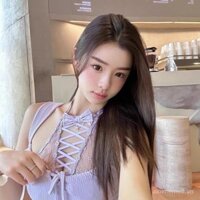 Sản phẩm mới [1015 người đã đặt hàng trong vòng 10 giờ] Niềm đam mê tím ~ Áo ngực dây đeo cổ cao với họa tiết kim cương và dây đeo kim cương, áo vest mùa hè