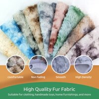 Sản phẩm mới 160x50cm 160x100cm Vải lông thú giả 100% Polyester 1cm Vải chồn thân thiện với môi trường Búp bê thủ công / Vải sang trọng mùa đông