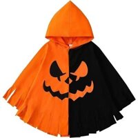 [Sản phẩm mới] Áo choàng Halloween bí ngô Áo choàng trẻ em Quần áo dễ thương Trang phục vui nhộn