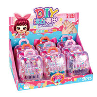 Sản Phẩm Mới * Bé Gái Trẻ Em Handmade Tự Làm Móng Tay Miếng Dán Đồ Chơi Công Chúa Nhỏ Trang Điểm Nhà Chơi Miếng Dán Móng Tay Bộ Nhẫn 3.17 QQ