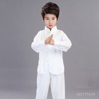 Sản phẩm Mới [Bộ sưu tập 3736 người] Bộ quần áo Thái Cực Quyền cho trẻ em, quần áo tập luyện cho bé trai và bé gái, quần áo biểu diễn Kung Fu, quần áo võ thuật phong cách Trung Quốc