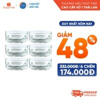 [SẢN PHẨM MỚI] [Cam Kết Đổi Trả Nếu Vỡ] Bộ 6 chén thủy tinh Verrine Shallow 7,5cm - Chính hãng - 1P03720