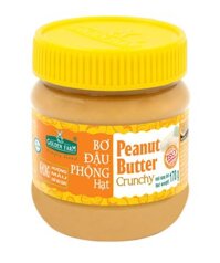 [SẢN PHẨM MỚI] Crunchy Bơ Đậu Phộng Hạt 170g Golden Farm Peanut Butter