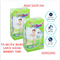 (sản phẩm mới của hãng bobby) Tã Bỉm Quần Baby Love Size M48+2/L48+2/XL48/XXL48