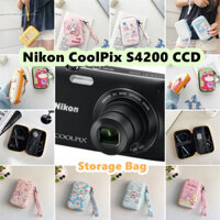 [Sản phẩm mới] Dành cho Túi đựng máy ảnh Nikon CoolPix S4200 CCD Kích thước 10x16.2cm Hoạt hình đơn giản với túi chống nước Túi đựng máy ảnh