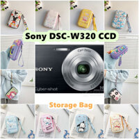 [Sản phẩm mới] Dành cho Túi đựng máy ảnh Sony DSC-W320 CCD Kích thước 10x16.2cm Hoạt hình đơn giản có túi chống nước Túi đựng máy ảnh